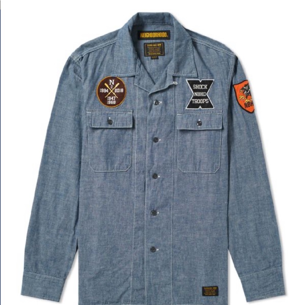 Neighborhood men’s chambray shirt